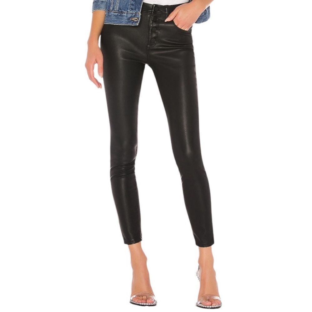 REVOLVE Blank NYC Faux Leather Daddy Soda Pants in Black | Size 30